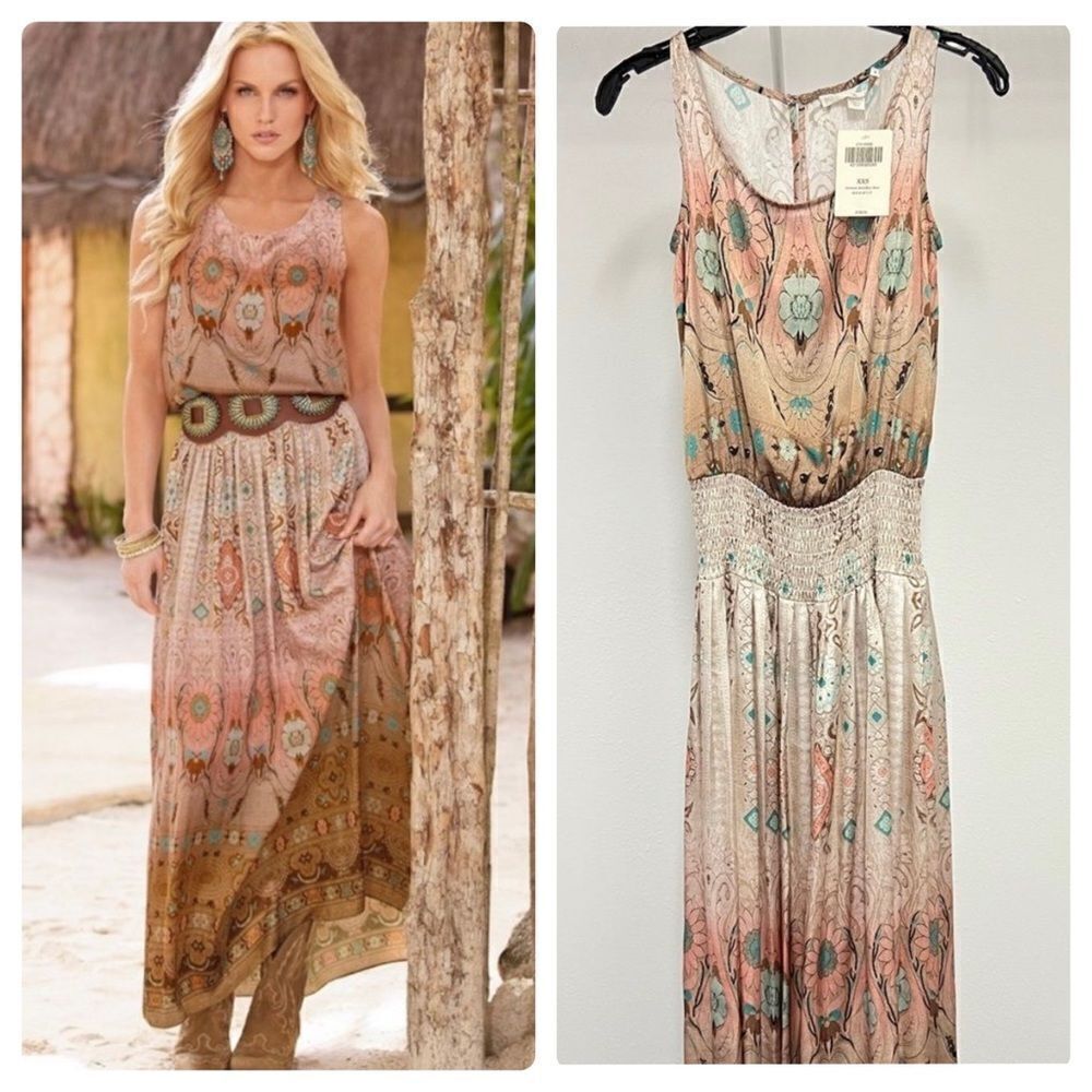 NWT Boston Proper Intricate Medallion Maxi